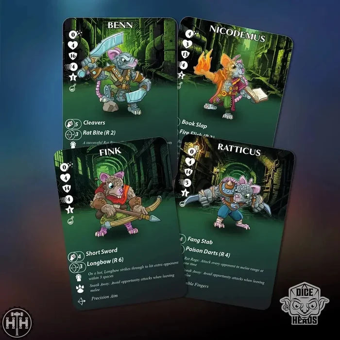 Zoontalis Rat Bags Zoontalis Dice Heads