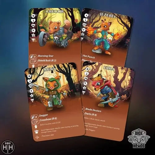 Zoontalis Starter Set Zoontalis Dice Heads