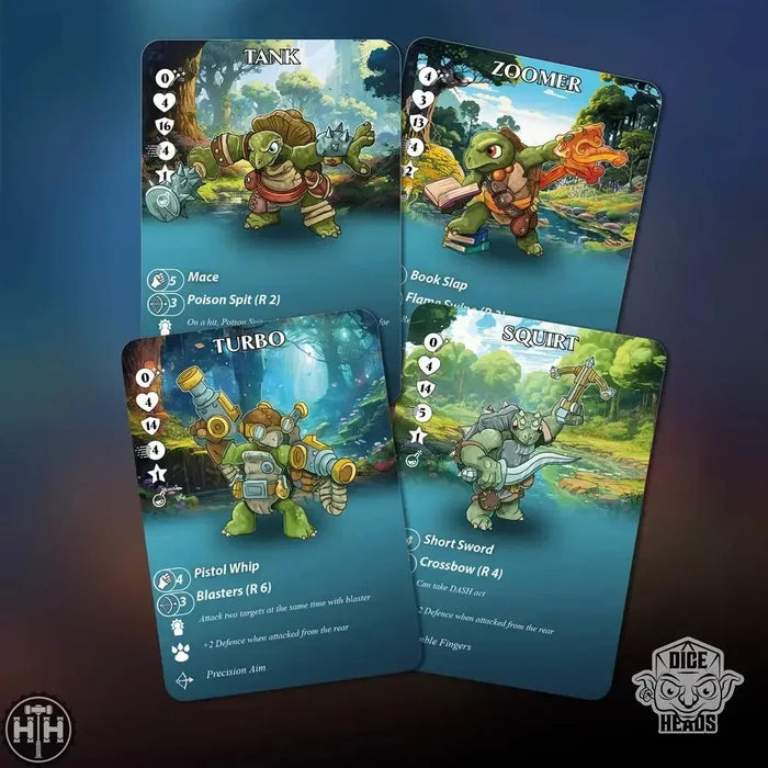 Zoontalis Tenacious Turtles Zoontalis Dice Heads