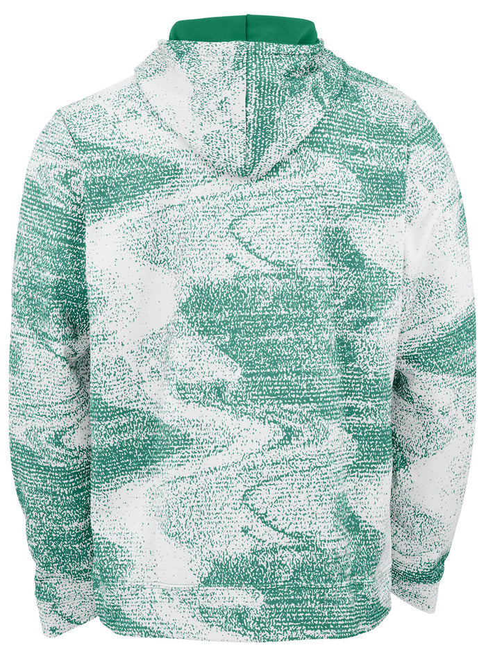 Zubaz NFL Men's New York Jets Static Hoodie, Evergreen/White
