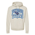 Zubaz NFL Tennessee Titans  Unisex Pullover Fleece Hoodie for Adult Men and Women, Z2T Kickoff, Oatmeal Heather